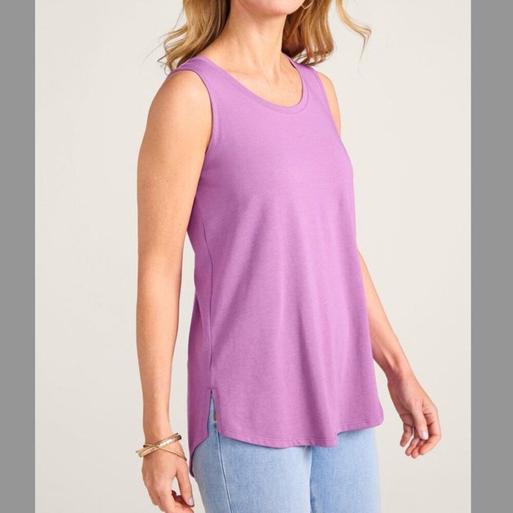 Soft Surroundings SoftEssential Supima® Isabel Sleeveless Tunic Women's Large